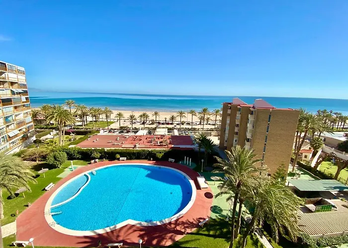 Nereo 7 Primera Linea de Playa San Juan Piscina, Parking wifi Inmobiliaria Leo