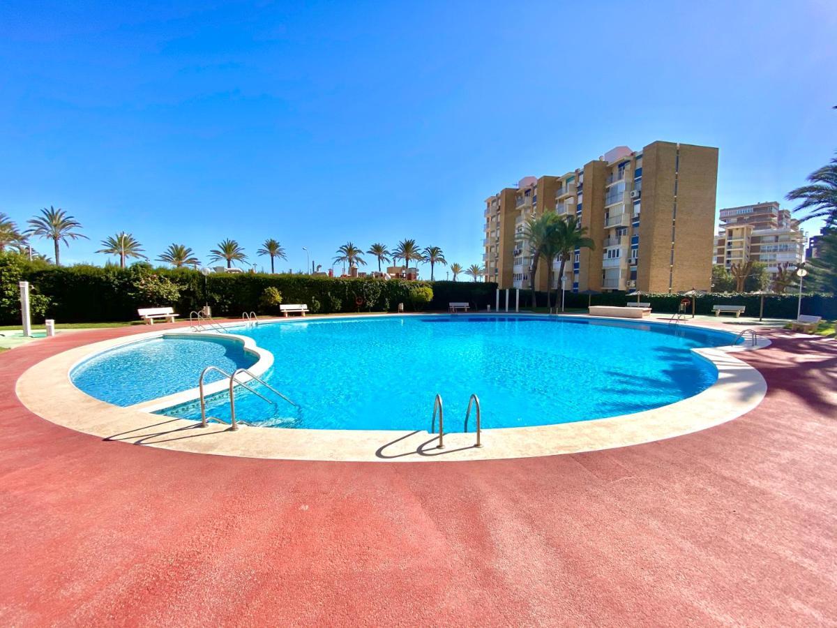 Apartamento Nereo 7 Primera Linea De Playa San Juan Piscina, Parking Wifi Inmobiliaria Leo Alicante