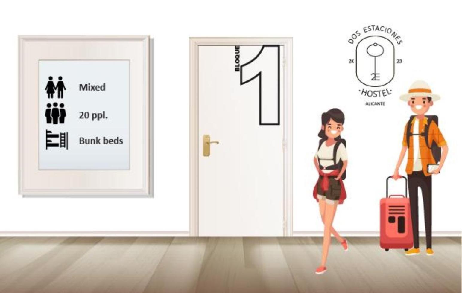 Hostel Dos Estaciones - Free Towels, Coffee & Tea, Remote Check-in *